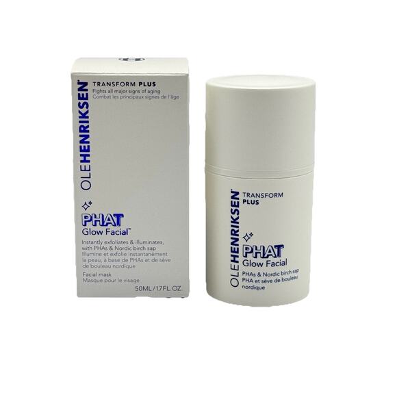 NEW OLE HENRIKSEN PHAT Glow Facial Exfoliating Mask Transform Plus 1.7oz. - Picture 1 of 1